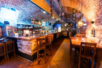 Interior of the Prostor Elementů club – underground hall with original stone walls (24)
